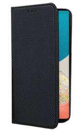 Кожен калъф тефтер и стойка Magnetic FLEXI Book Style за Samsung Galaxy A53 5G A536B черен 